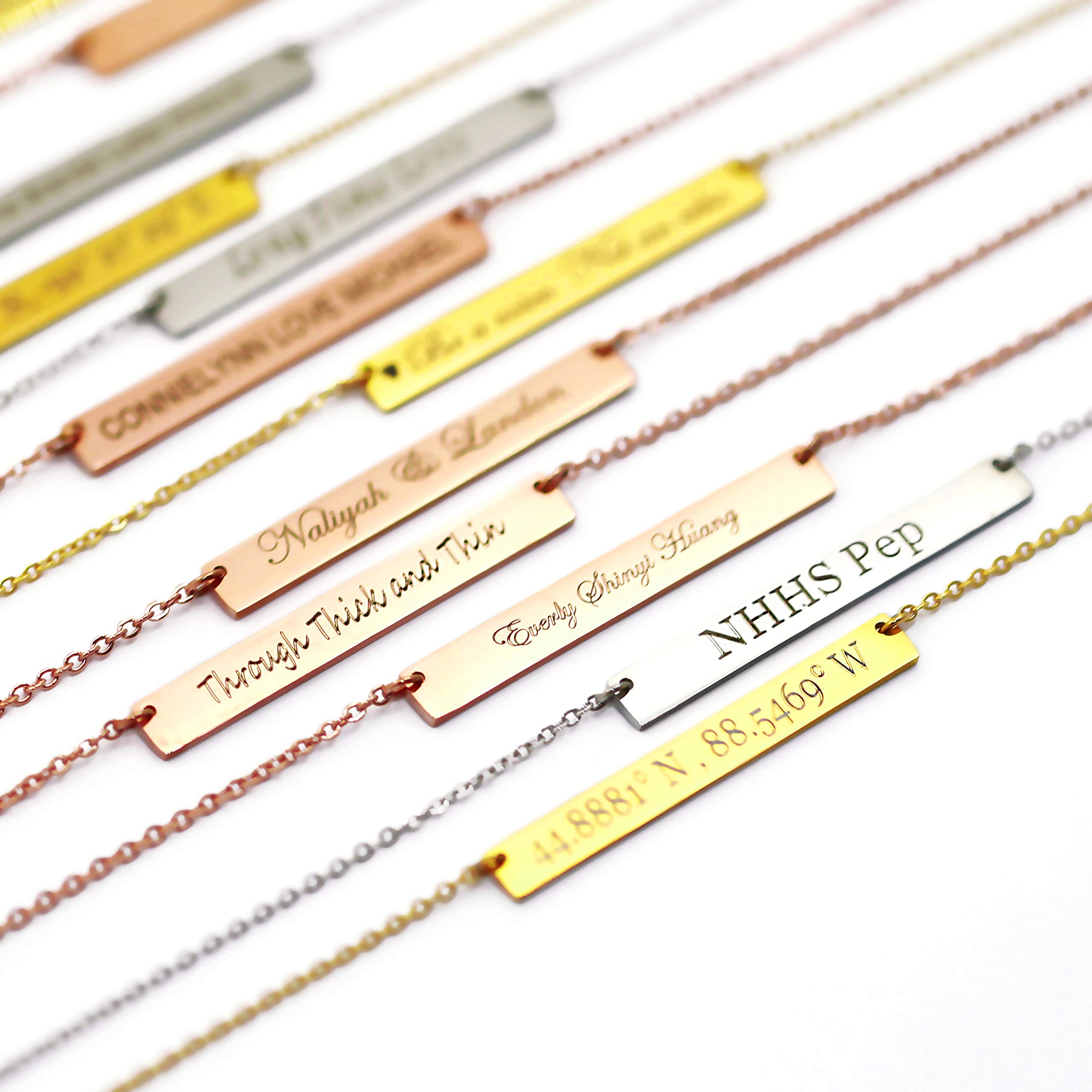 Personalized Lazycat Name Necklace for Women - Engravable Plate Pendant Jewelry | Perfect Gift for Birthday, Anniversary & Valentine's Day