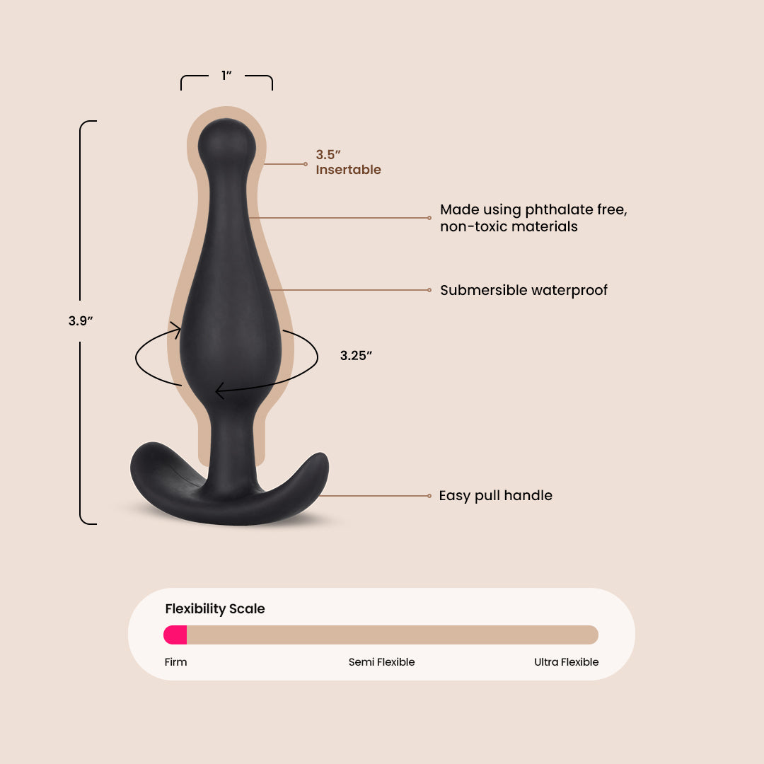 Booty Call Booty Rocker - Flexible Anal Plug for Enhanced Pleasure | Perfect for Couples Play & Solo Sensual Exploration