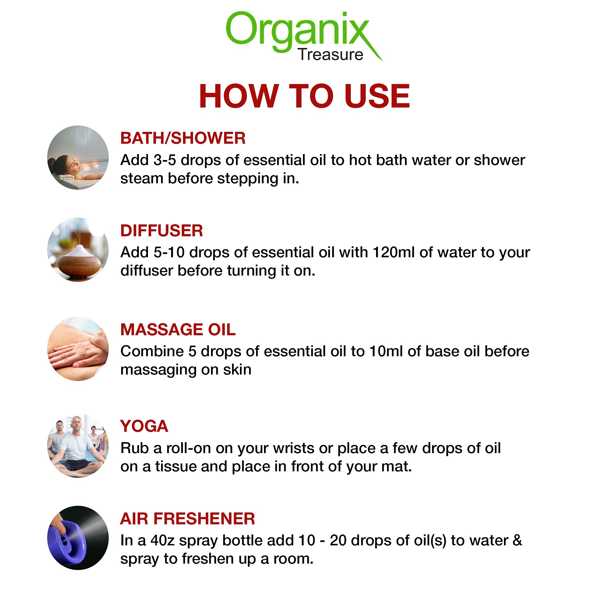 Pure Organic Rose Essential Oil - 100% Natural Therapeutic Grade, Steam Distilled for Skin Care, Hair Growth & Aromatherapy (15ml) - Perfect for Massage, Diffusers & DIY Beauty Products