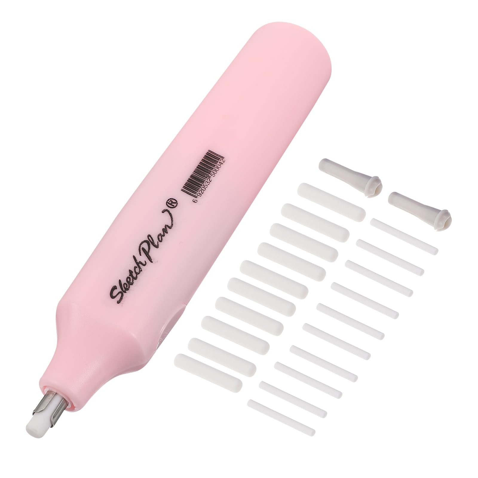 Wakauto Electric Eraser Pen Kit - 20 Eraser Refills, Battery Operated Pencil Eraser for Artists, Drafting, Drawing, Painting & Sketching - Perfect for Studio Work, Classroom Projects and Professional Art Creations
