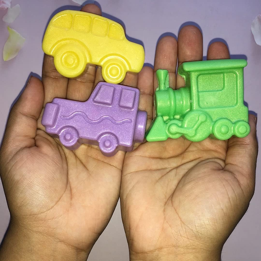 Love and Lather Handmade Natural Car Soap Gift Set - 120g, Paraben & SLS Free, Birthday & Festival Gifts (Diwali, Rakhi, Raksha Bandhan) - Perfect for Car Enthusiasts, Kids Bath Time & Thoughtful Gift Giving