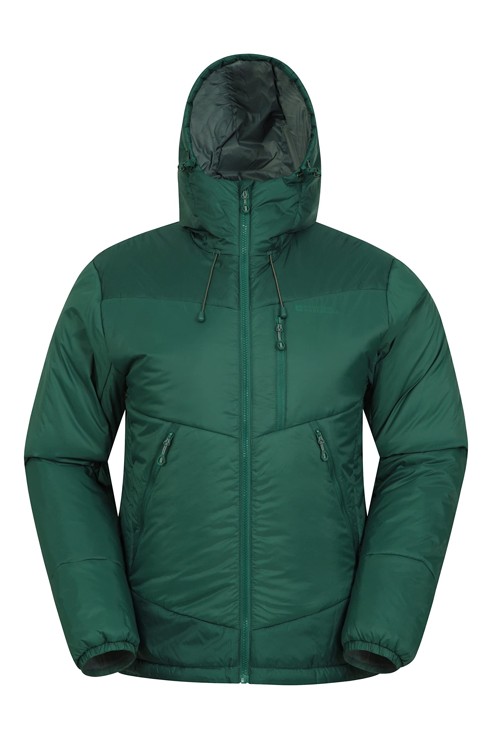 Mountain Warehouse Swarm Men's Waterproof Padded Jacket - IsoTherm Insulated, Microfiber, Zip Closure for Hiking, Camping & Winter Outdoor Activities