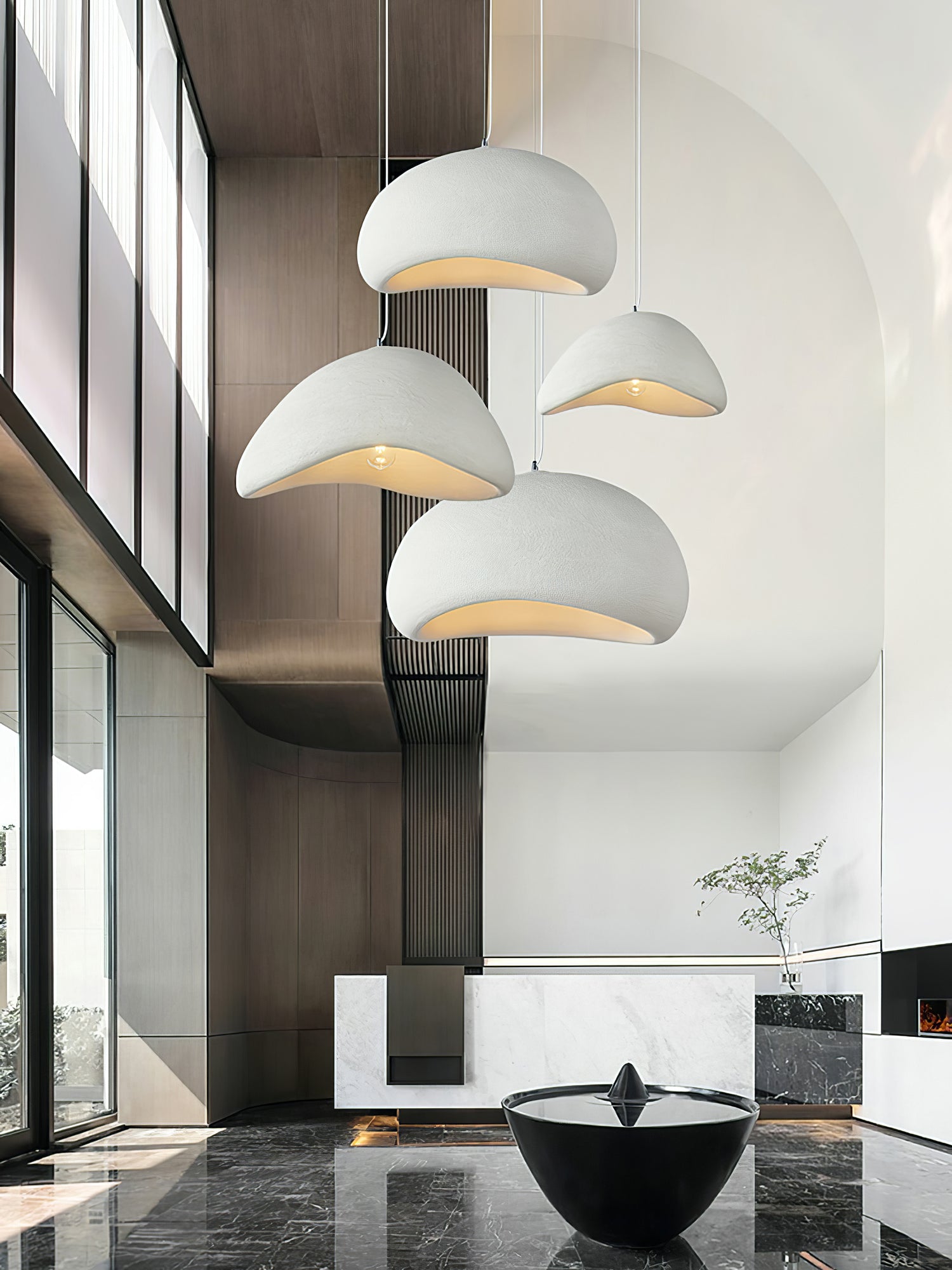 Modern Cloud Shaped Pendant Light - Elegant Ceiling Lamp for Bedroom, Living Room & Nursery - Soft Ambient Lighting for Home Decor & Relaxation