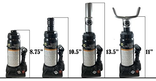 6 Ton Bottle Jack Recovery Kit - Heavy Duty Hydraulic Car Jack with Case - Perfect for Off-Road Vehicles, Trucks & Emergency Roadside Repairs