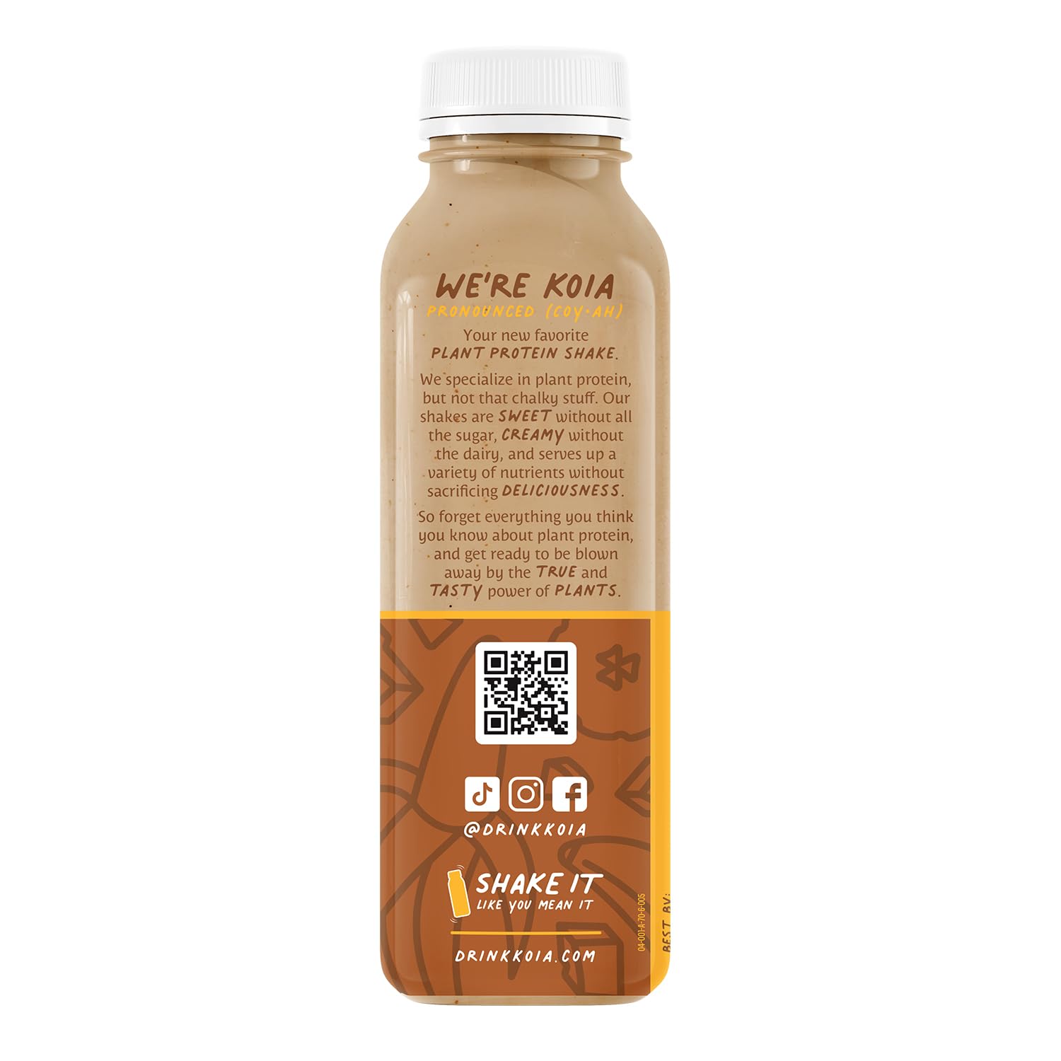 Koia Protein Shake - Dairy Free, Gluten Free, Vegan Ready-to-Drink Plant Protein Shake | Chocolate Banana Flavor | 12 Fl Oz | Non-GMO, Kosher Certified | Perfect for Post-Workout Recovery & Healthy On-the-Go Snacking