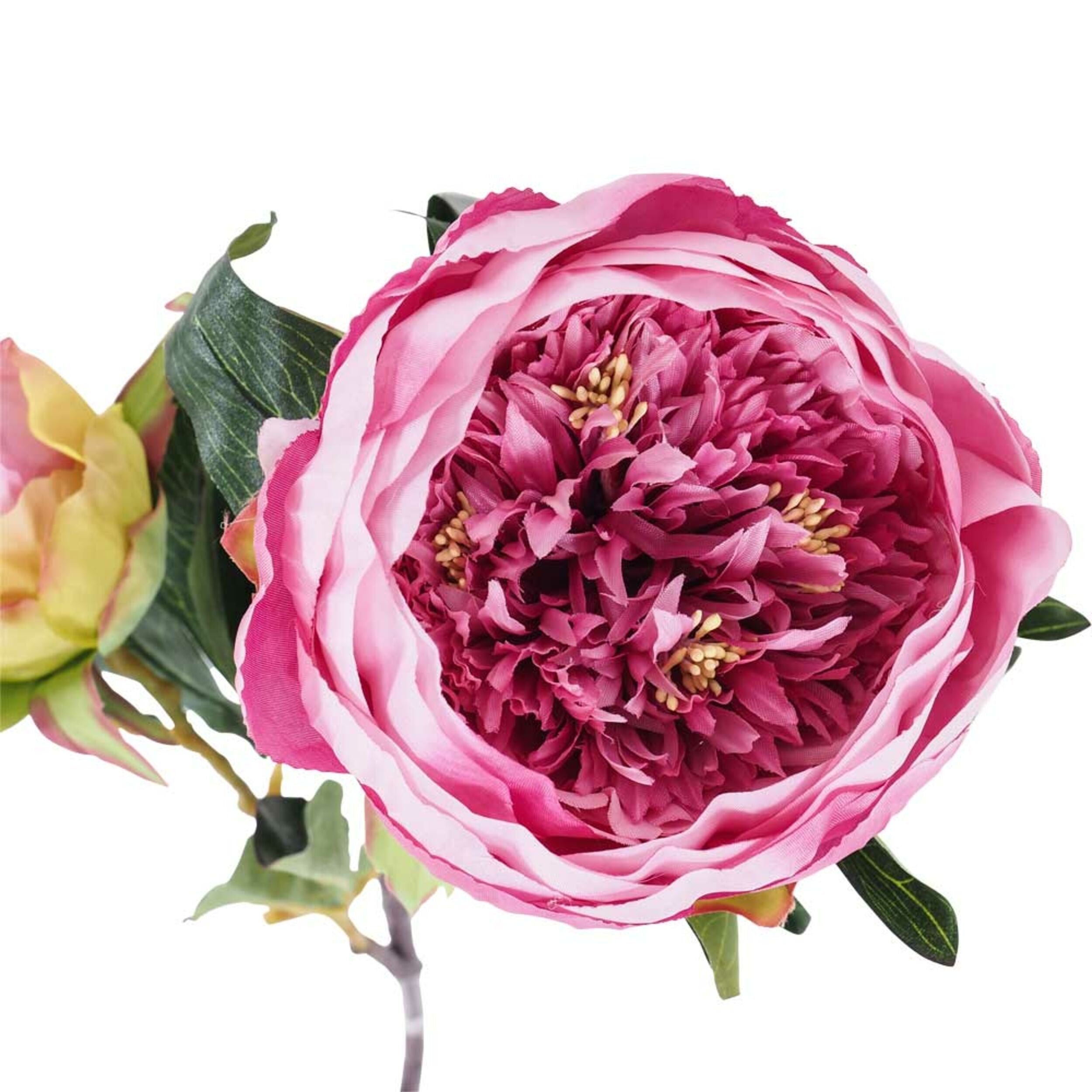 Blume Pink Peony Artificial Flower 36 Inches - Realistic Fake Peony Stems for Home Decor, Wedding Centerpieces, and Floral Arrangements