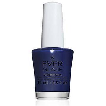 China Glaze Ever Glaze Long-Lasting Nail Polish - Navy Night #82333 (0.5 oz) - Perfect for Professional Salon & At-Home Manicures