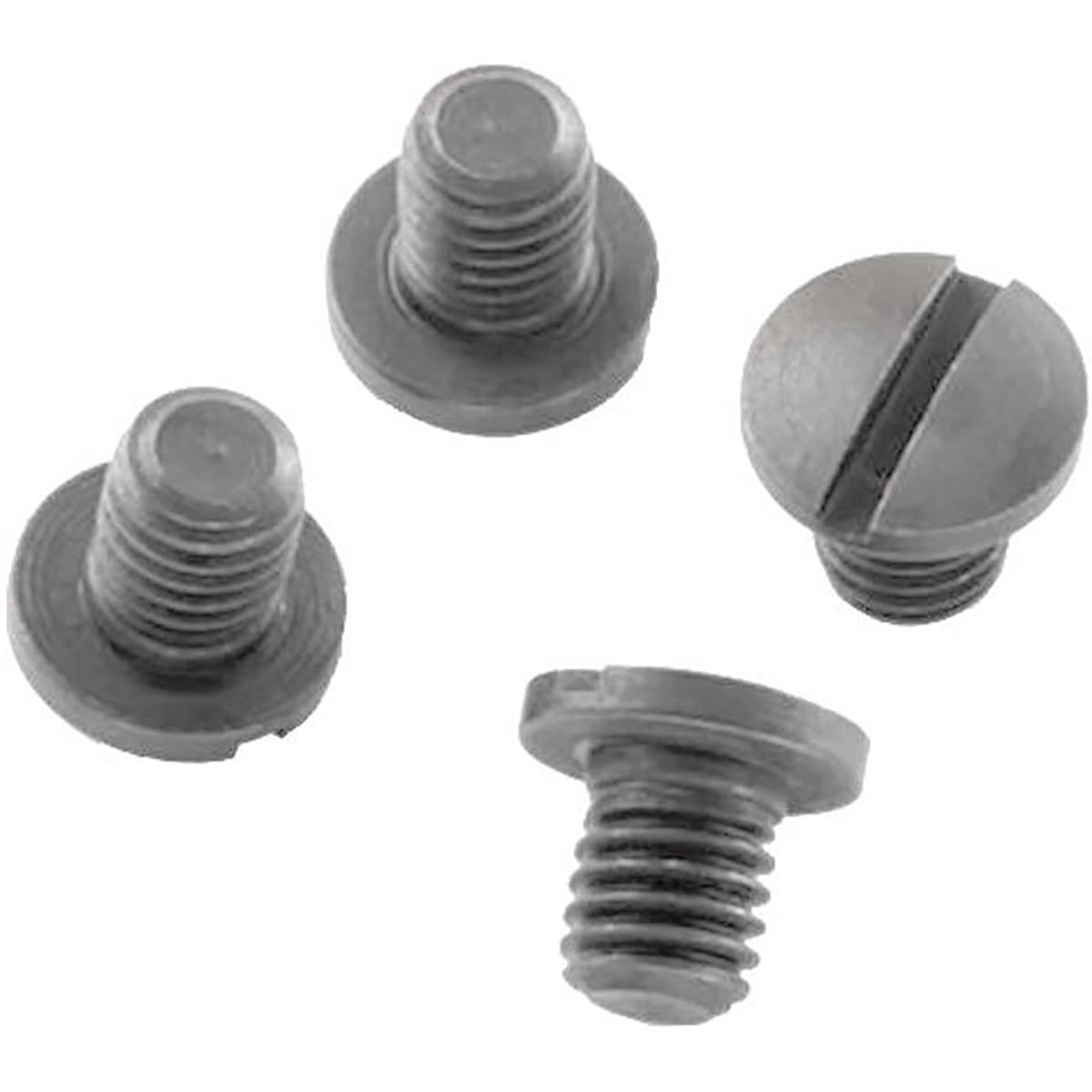 Hogue Colt & 1911 Officer's Grip Screws (4-Pack) - Stainless Steel Finish - Perfect for Gun Maintenance & Customization
