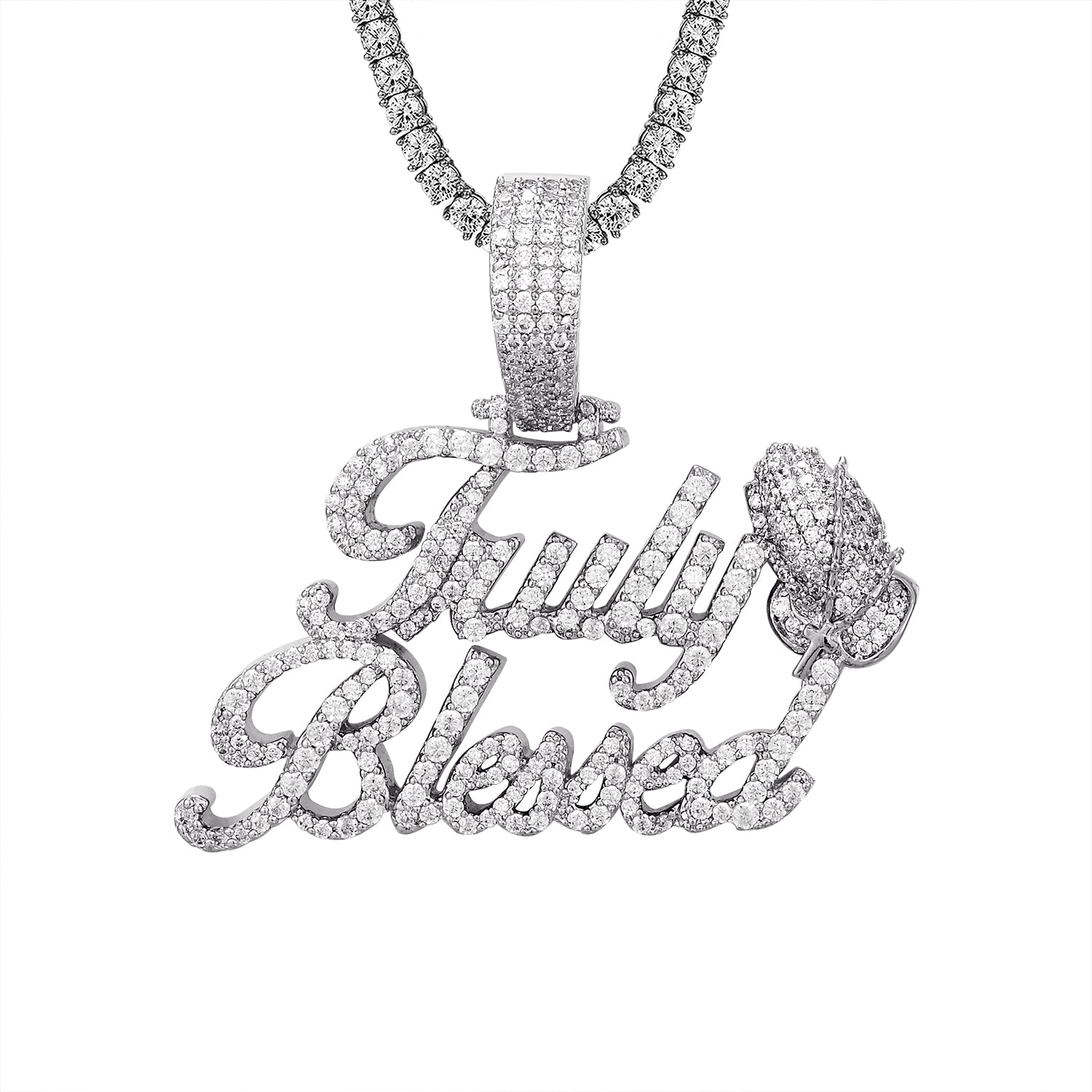 Blessed Sterling Silver Praying Hands Rosary Pendant with Icy Finish - Perfect for Religious Gifts, Daily Wear & Spiritual Protection