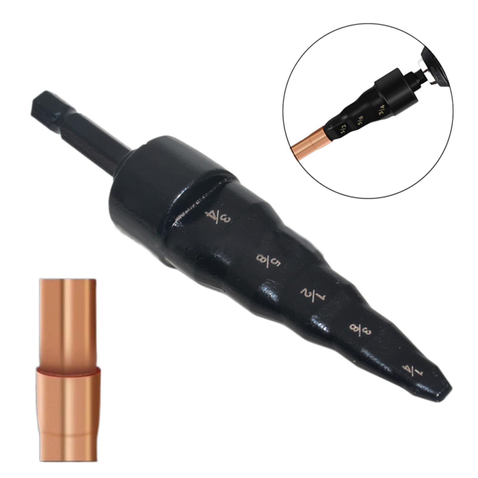 5-in-1 HVAC Copper Tube Swaging Tool Kit - 3/4