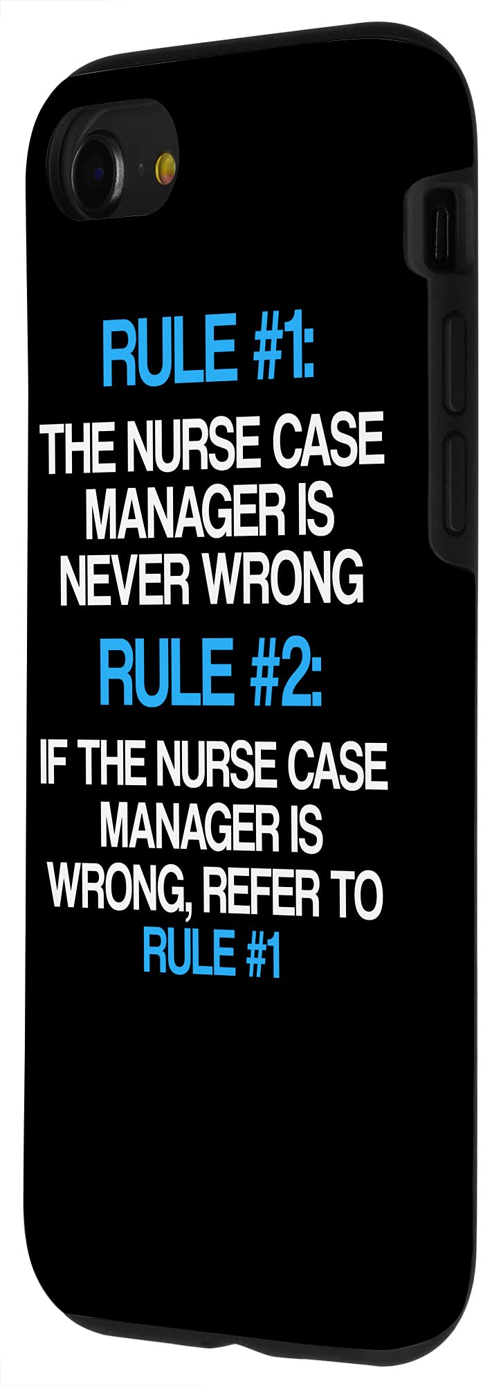 iPhone SE (2020) / 7 / 8 Shockproof Protective Case for Nurses & Healthcare Professionals - Durable Phone Cover for RN Case Management & Hospital Work