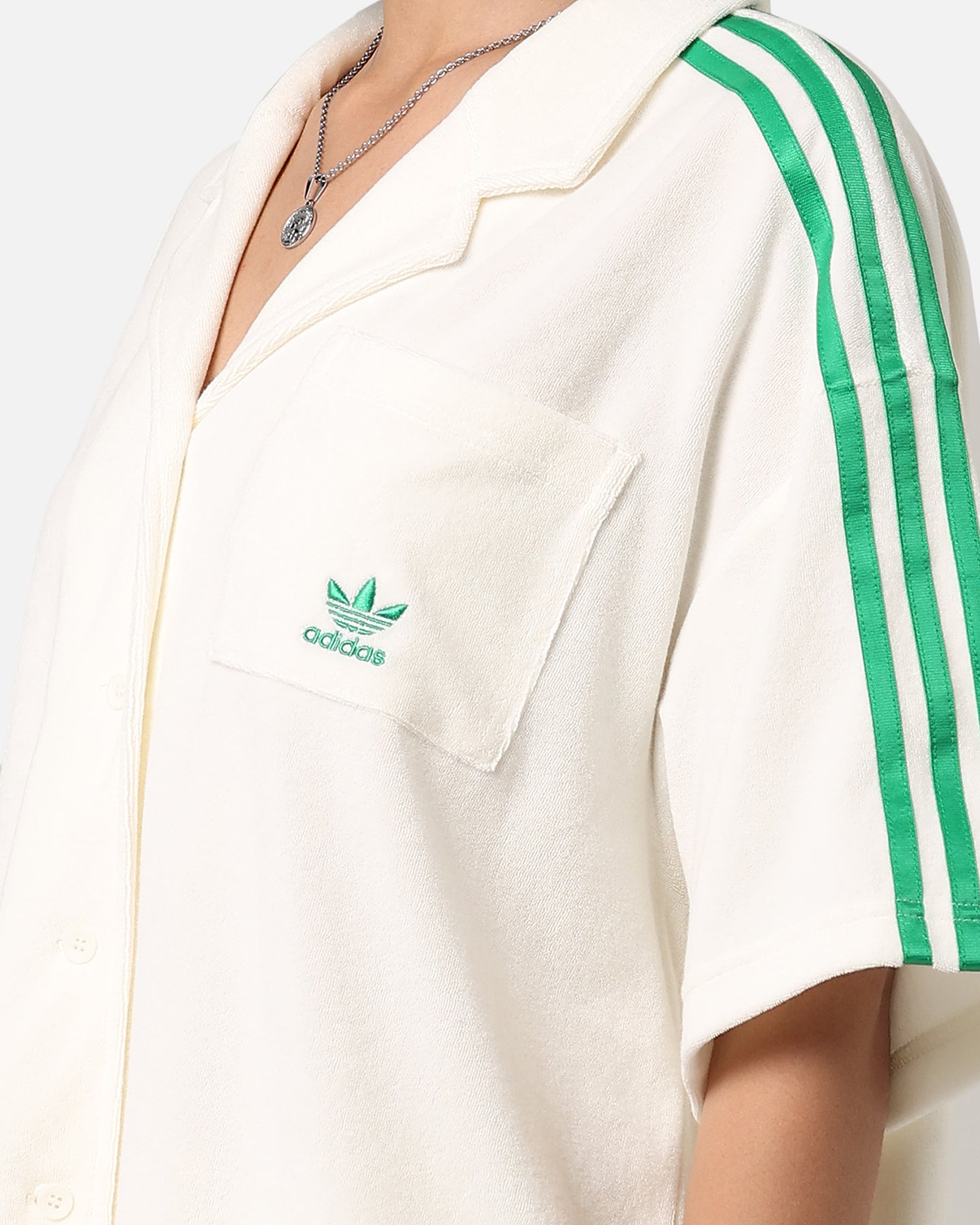 Adidas Women's Resort Shirt - Breathable Quick-Dry Casual Top for Summer Beach Vacation & Outdoor Activities (Off White)