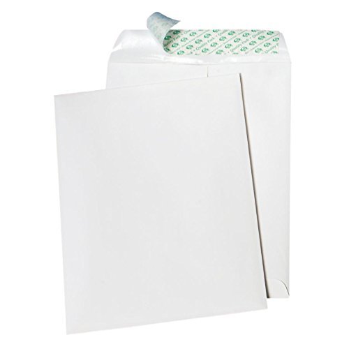 Quality Park Tech-No-Tear Catalog Envelopes 10x13 Inches - 100 Pack (77397) - Durable White Mailing Envelopes for Business Documents, Invoices & Marketing Materials | Office, Shipping & Mailing Supplies