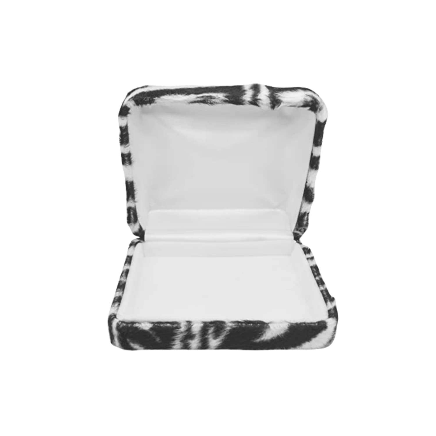 Isaac Kieran Zebra Print Bangle Bracelet Jewelry Gift Box - Travel Storage & Display Case with White Otterbox - 4
