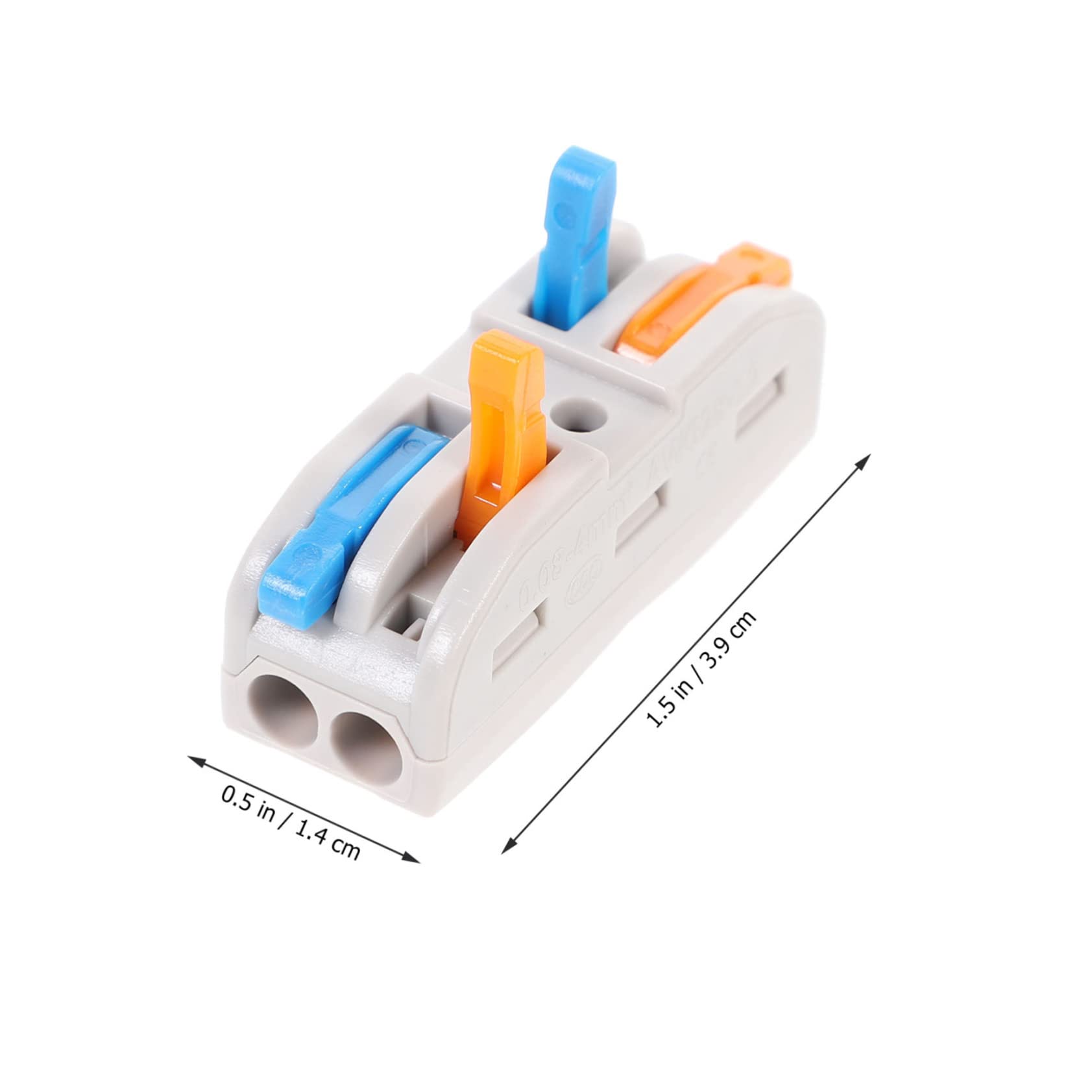 10pcs Electrical Wire Connectors - Lever Nut Splice Terminal Blocks for Secure Wiring - Ideal for Home, Office & DIY Electrical Projects