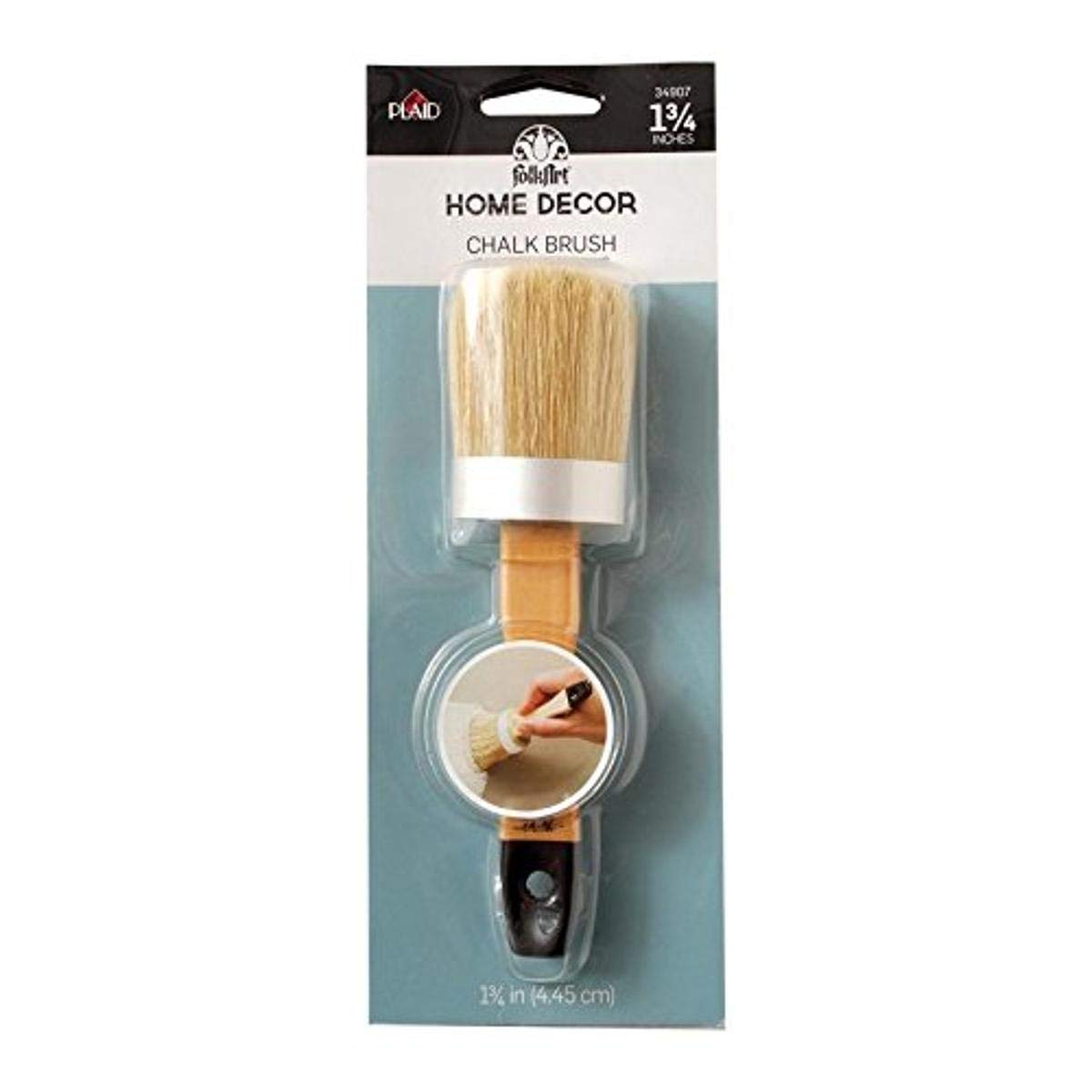 FolkArt Home Decor Chalk Brush - Light Brown | DIY Chalk Paint for Furniture, Cabinets & Walls | Distressed & Vintage Finish