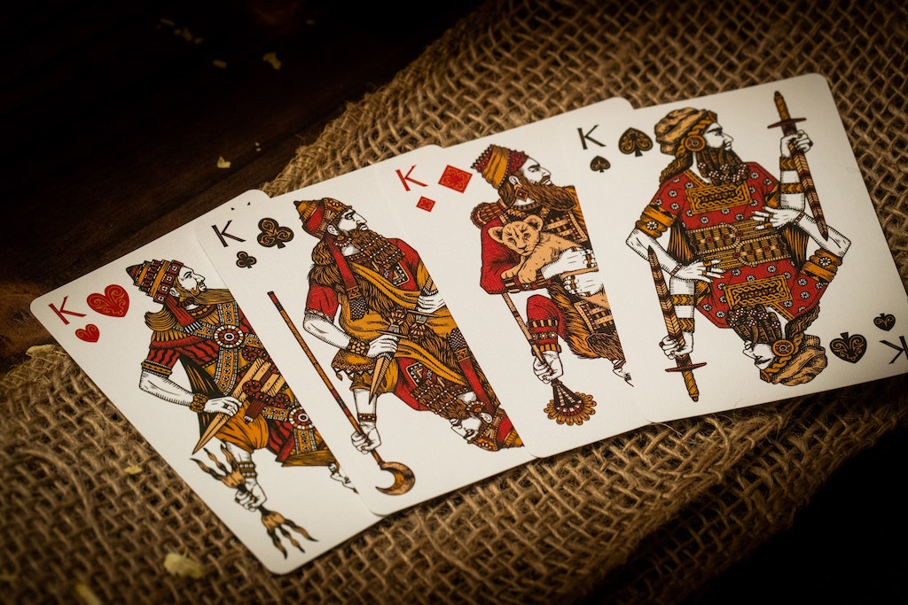 Premium Ruby Red Babylon Playing Cards - Elegant Design for Poker, Magic Tricks & Card Games | Perfect for Casino Nights, Gifts & Collectors
