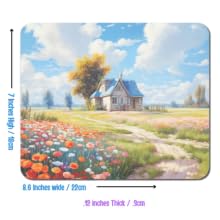 Non-Slip Rubber Base Sunset Landscape Mouse Pad - 8.6