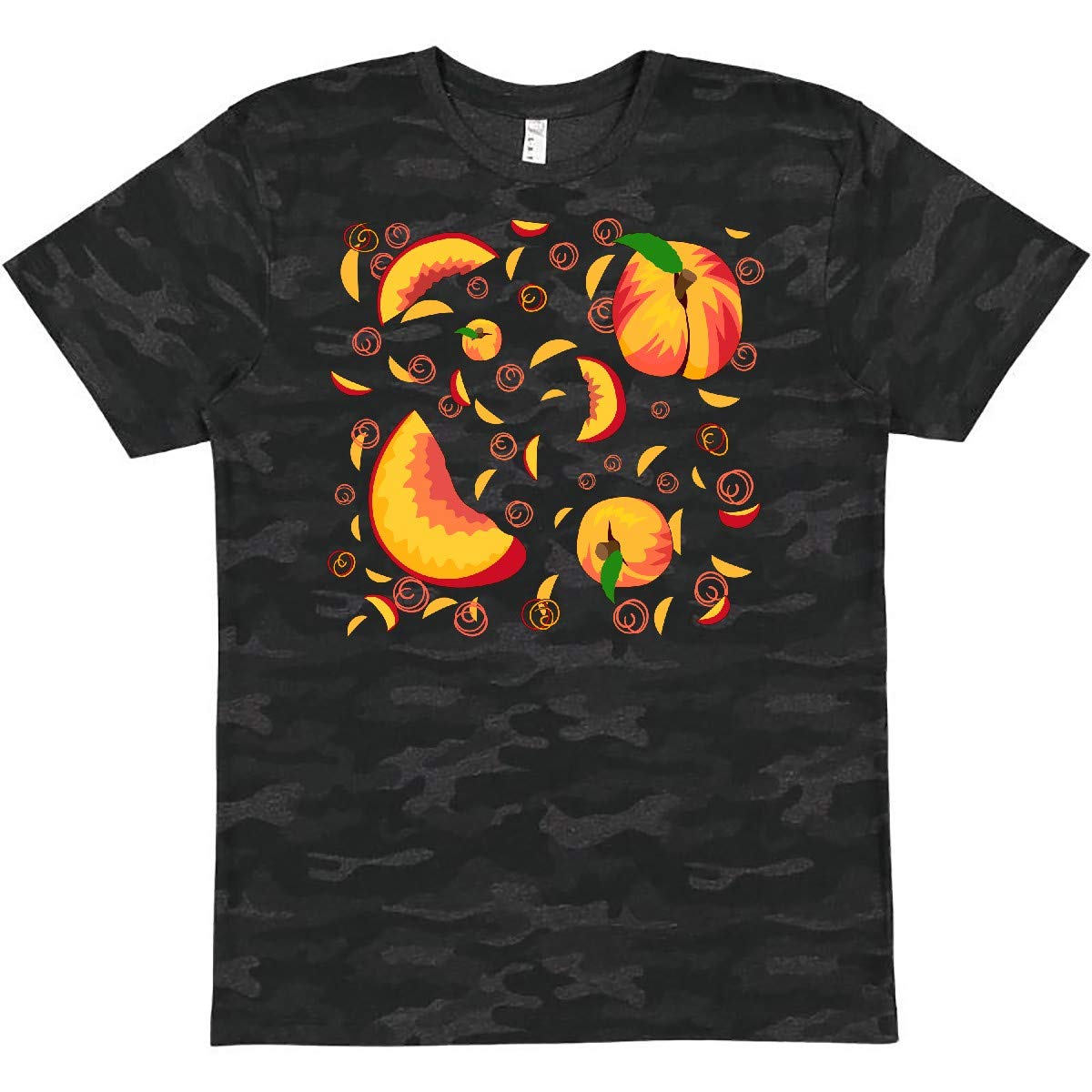 Inktastic Peach Fruit Party T-Shirt - Fun & Colorful Summer Graphic Tee for Women | Perfect for Casual Wear, Beach Outings & Fruit-Themed Parties