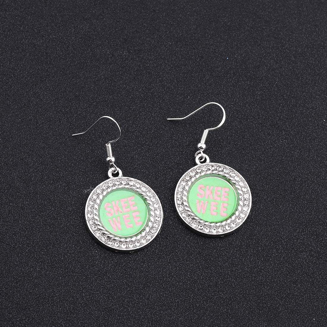 CHOORO Sorority Gifts for Sisters - Pink & Green Graduation Necklace Jewelry - Perfect for Graduation Gifts, Sisterhood Events, and Greek Life Accessories