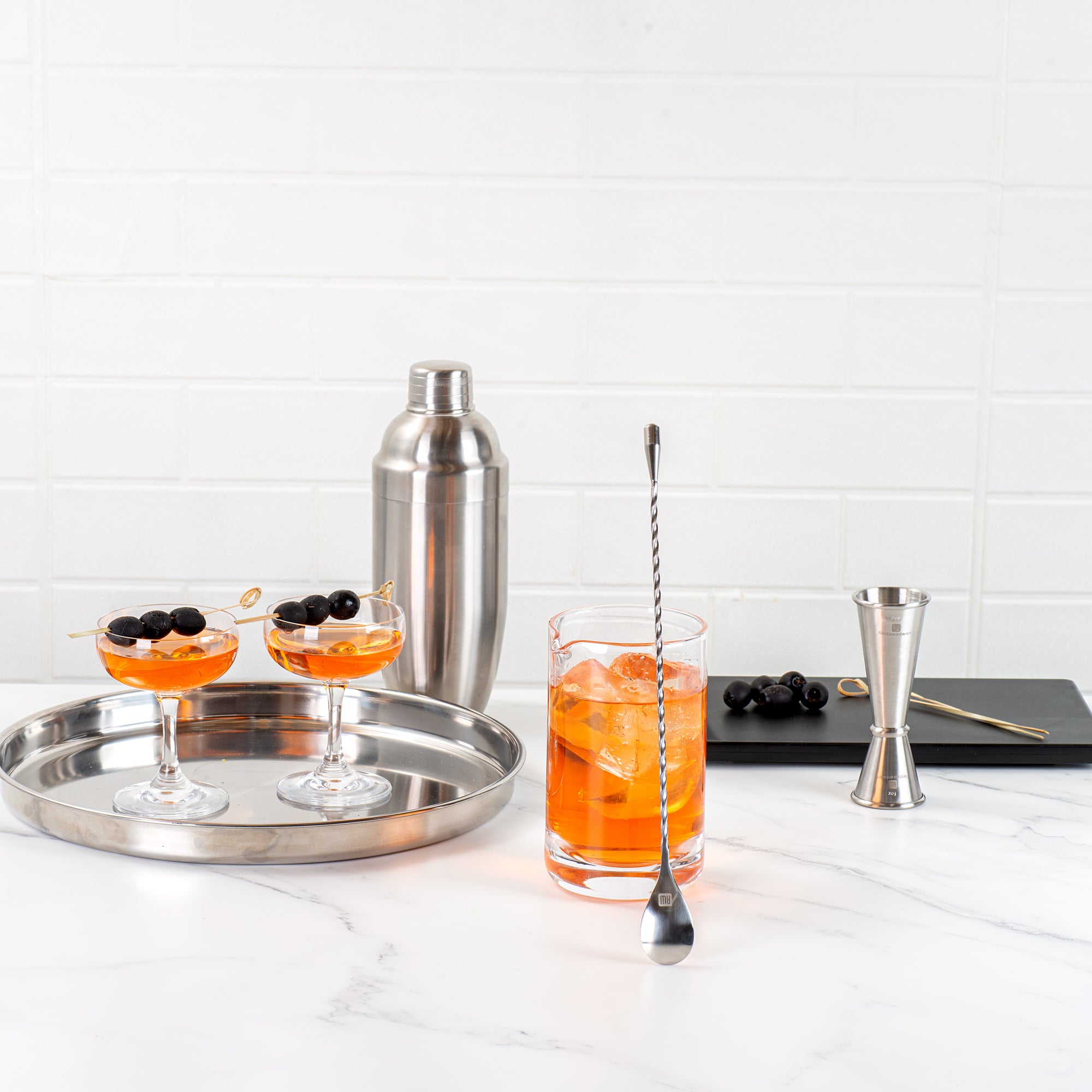 Premium Bar Lux Stainless Steel Belicoso Barspoon - 12