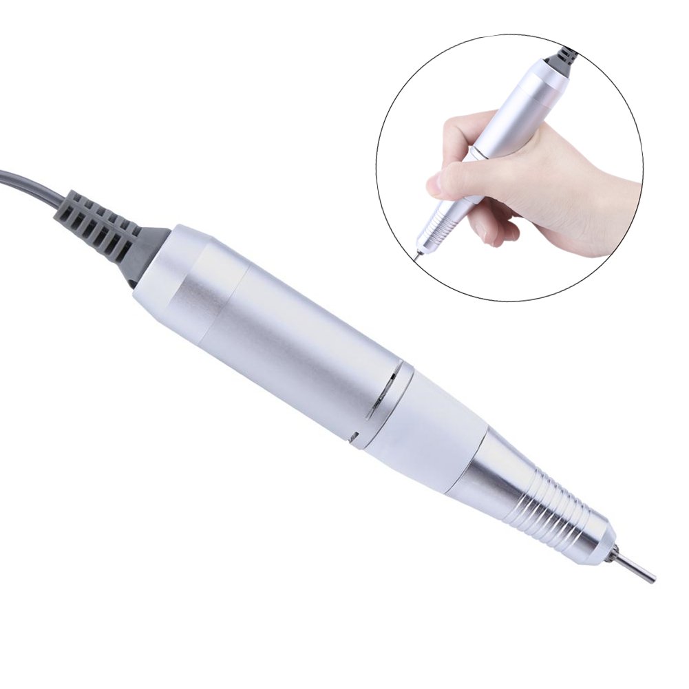 Electric Nail Drill Handpiece - Professional Manicure & Pedicure Kit with Pen-Shaped Grinder for Salon & Home Nail Care | Perfect for Acrylic, Gel & Natural Nails