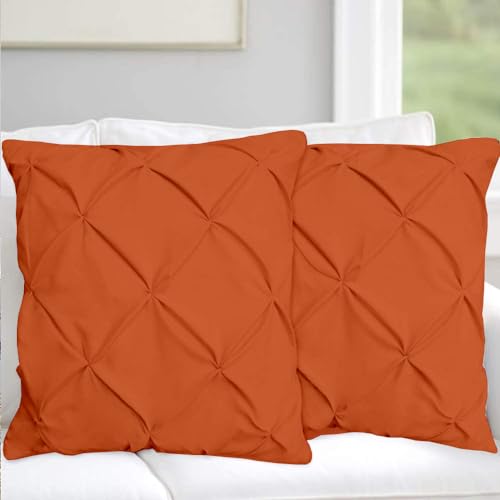 Pintuck Burnt Orange