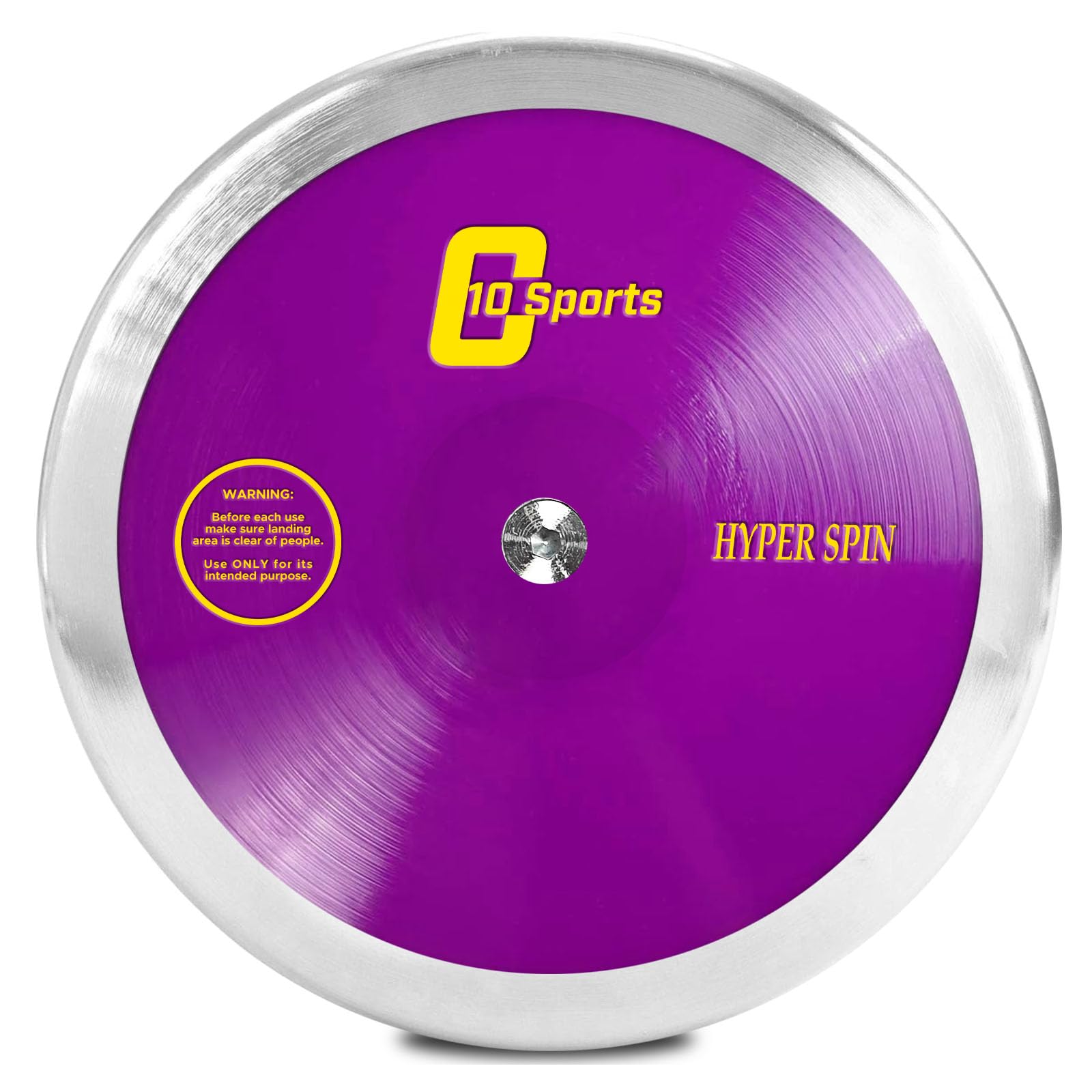 Official Track & Field Discus for High School & College Throwers - High Spin & Low Spin Competition Discus (1.0KG/1.6KG/2.0KG) - Perfect for Outdoor Practice, Training & Track Meets