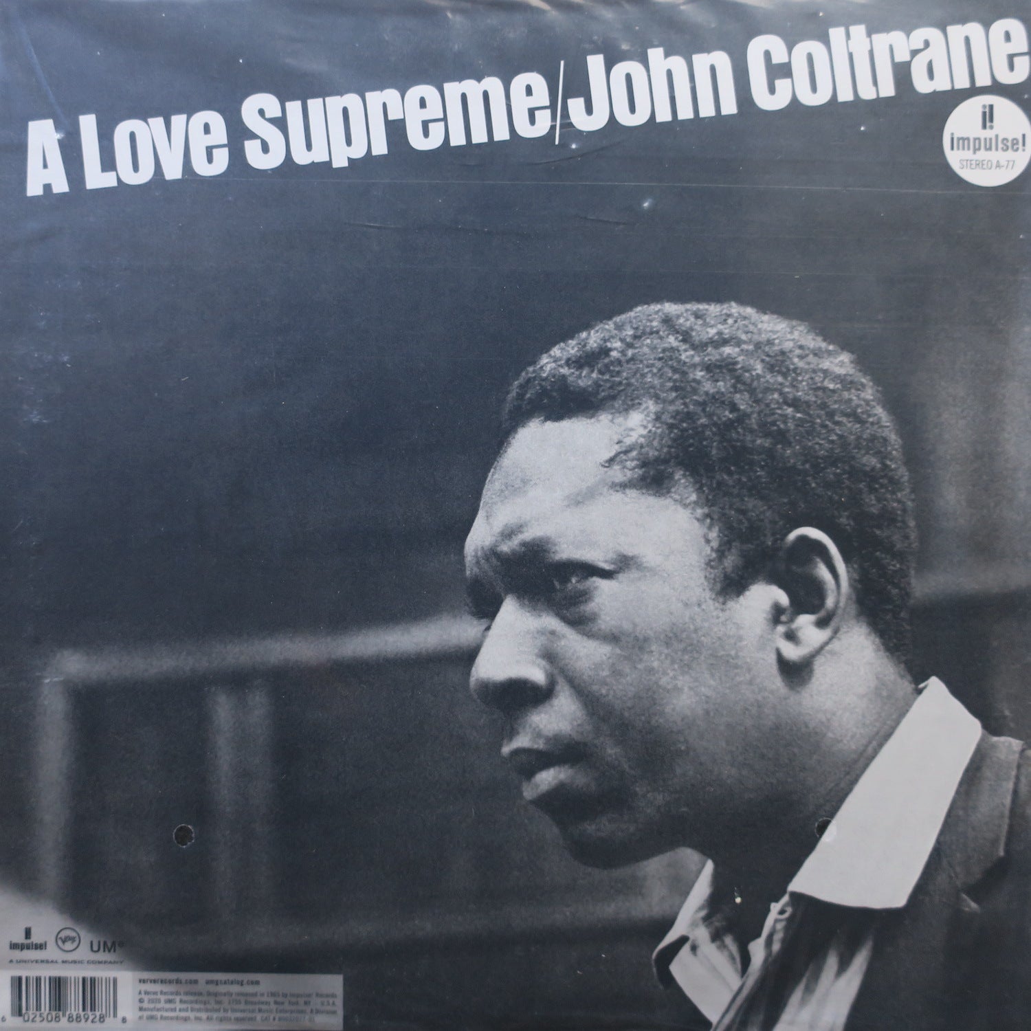 JOHN COLTRANE 'A Love Supreme' 180g Vinyl LP Record - High-Quality Audiophile Pressing by Acoustic Sounds | Perfect for Jazz Collectors & Vinyl Enthusiasts