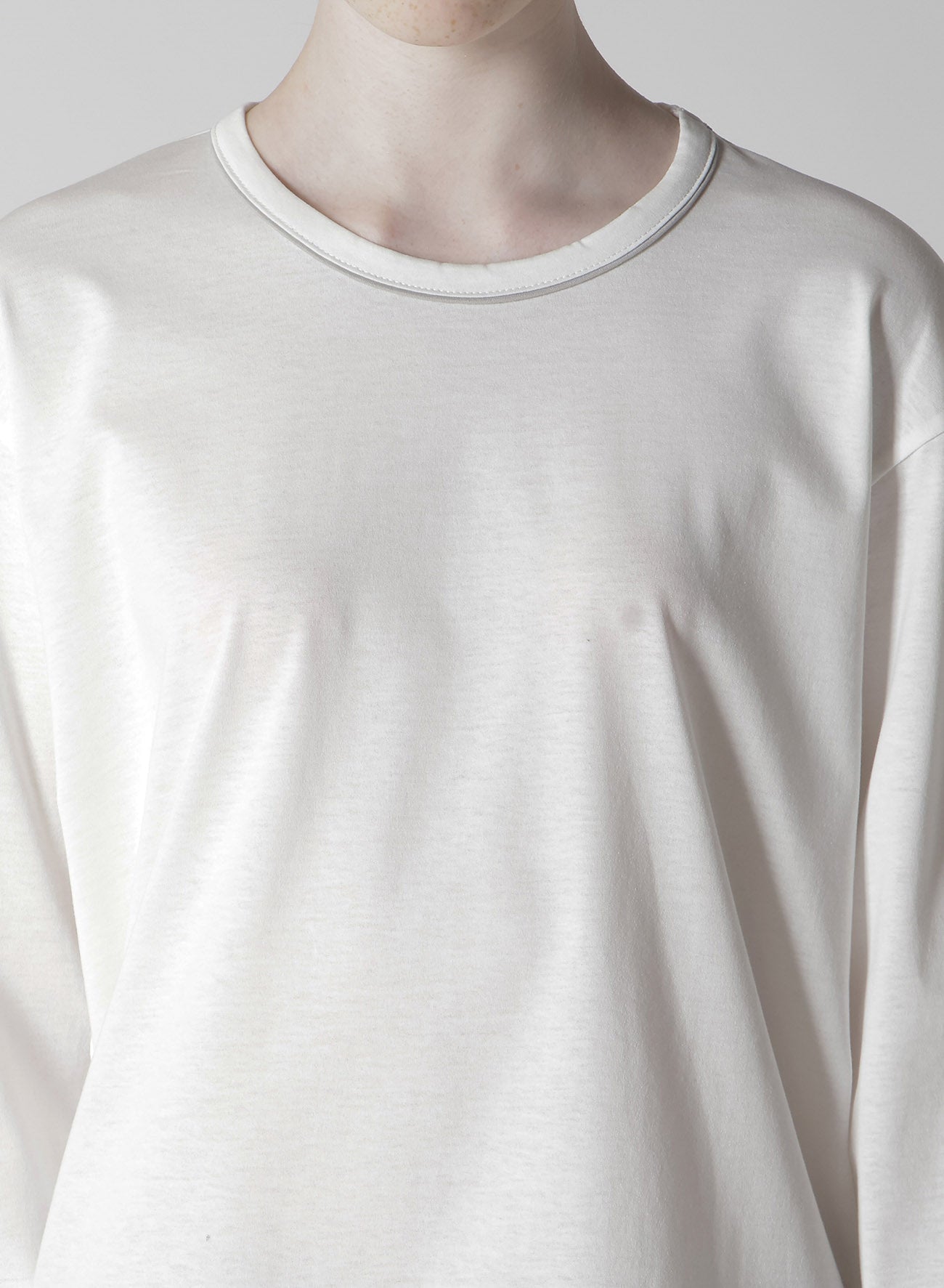 COTON JERSEY Y'S STITCH LONG SLEEVE BIG T-Shirt - Soft Cotton Jersey Fabric, Comfortable Long Sleeve Tee for Men & Women - Perfect for Casual Wear, Layering, and Everyday Outfits