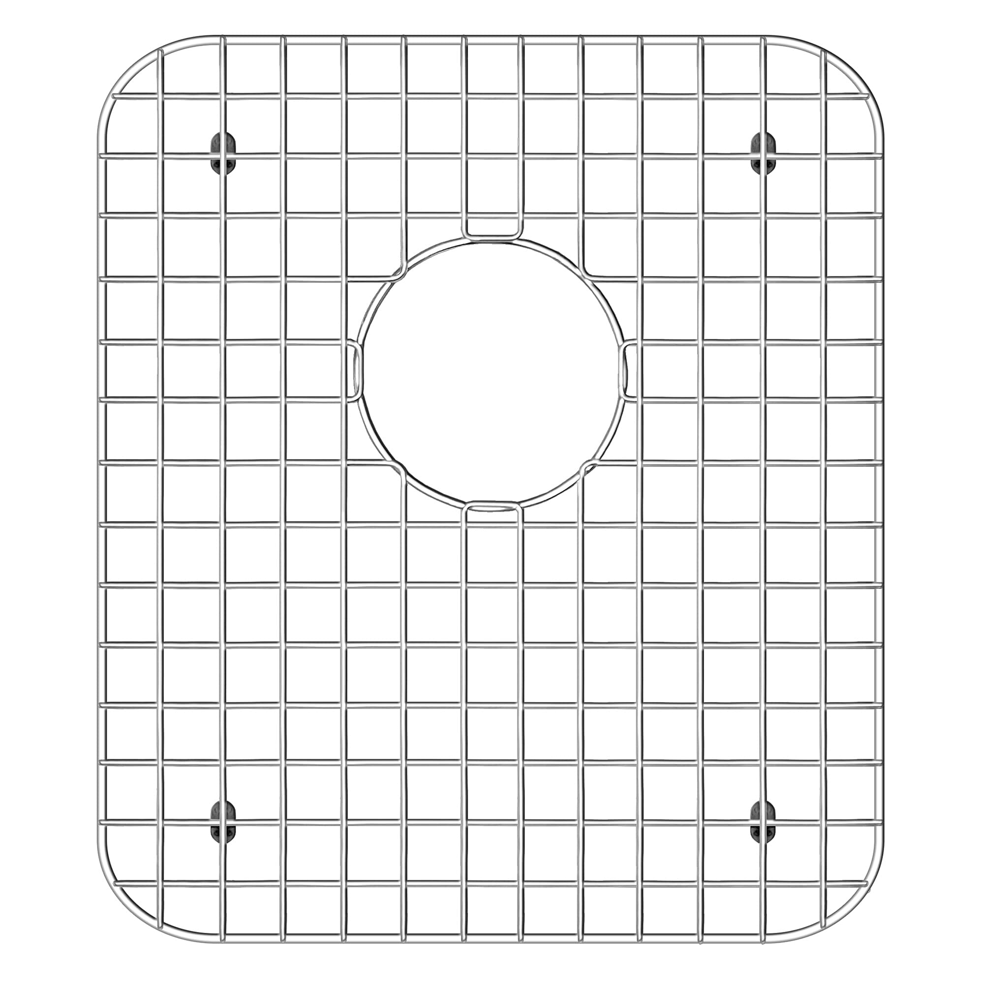 Whitehaus Collection WHN3322DSG Stainless Steel Kitchen Grid Organizer - Perfect for Pantry, Cabinet, and Countertop Storage