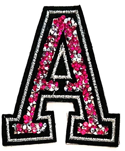 Pink Crystal Letter A