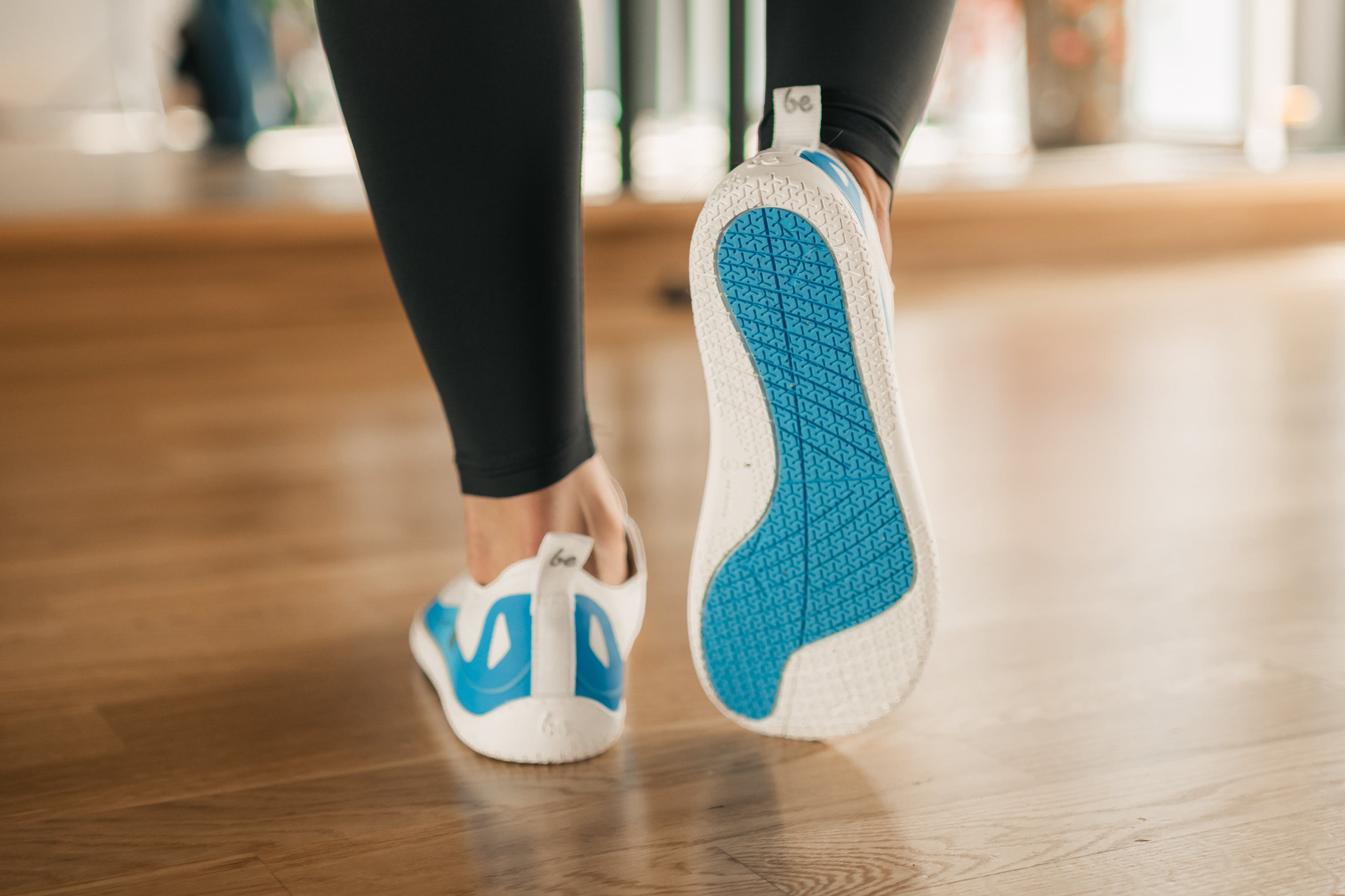 Barefoot Sneakers for Women & Men - Be Lenka Velocity Minimalist Running Shoes in Blue | Lightweight & Flexible for Gym, Trail Running & Everyday Wear