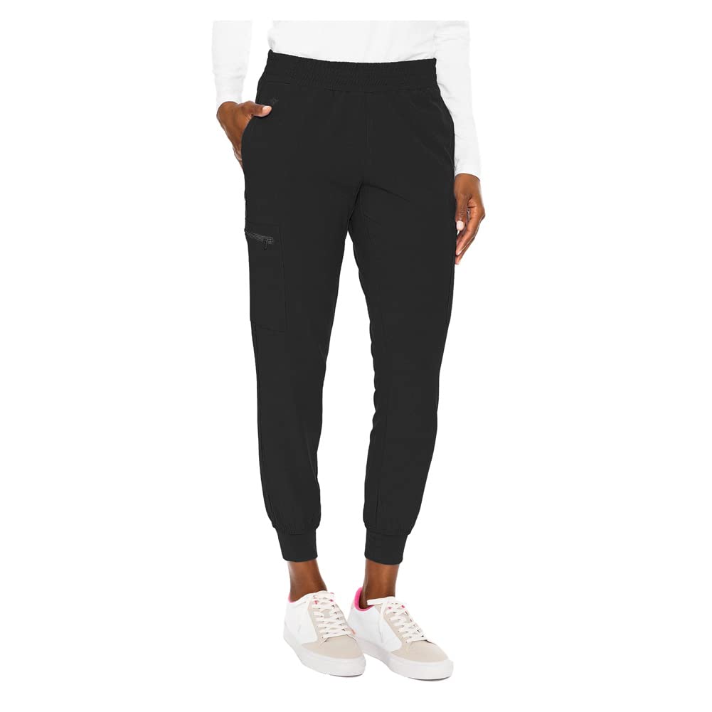 Med Couture Women's Energy Collection Seamed Jogger Scrub Pants - Comfortable Medical Uniform for Nurses & Healthcare Professionals - Perfect for Hospital Shifts, Clinics & Long Work Hours