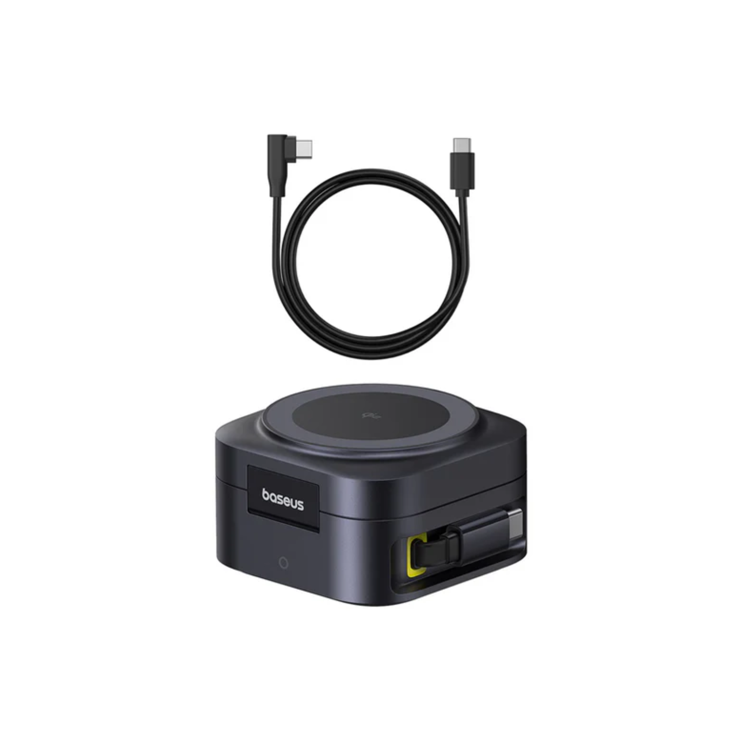 Baseus PicoGo 67W Qi2 Magnetic Wireless Charger 2-in-1 - Fast Charging for iPhone 15/14/13, Samsung Galaxy S23/S22 - Perfect for Home, Office & Travel
