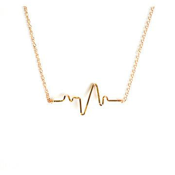 Heartbeat Necklace for Couples - Matching Love Jewelry Gift for Her/Him - Perfect for Anniversaries, Valentine's Day & Romantic Occasions