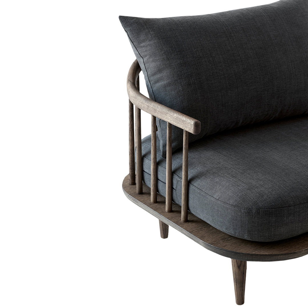 FLY SC12 3-Seater Sofa - Modern Fabric Couch for Living Room, Comfortable Sectional Sofa for Home & Office, Perfect for Small Spaces & Family Gatherings