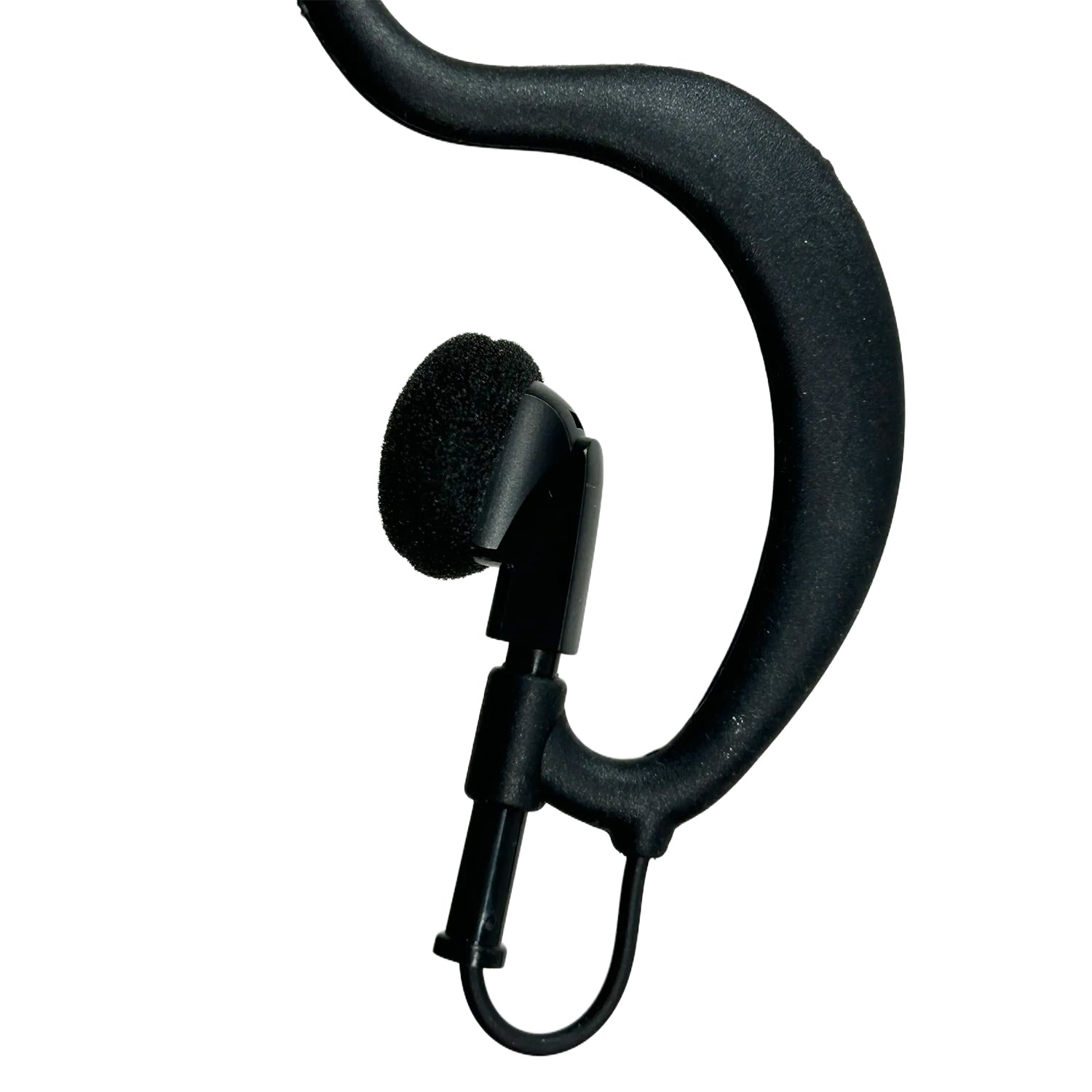 Replacement G Shape Hook Ear Pieces for Motorola 2 Pin 2-Way Radios - Comfortable Secure Fit for Walkie Talkie Headsets - Perfect for Construction, Security & Outdoor Activities