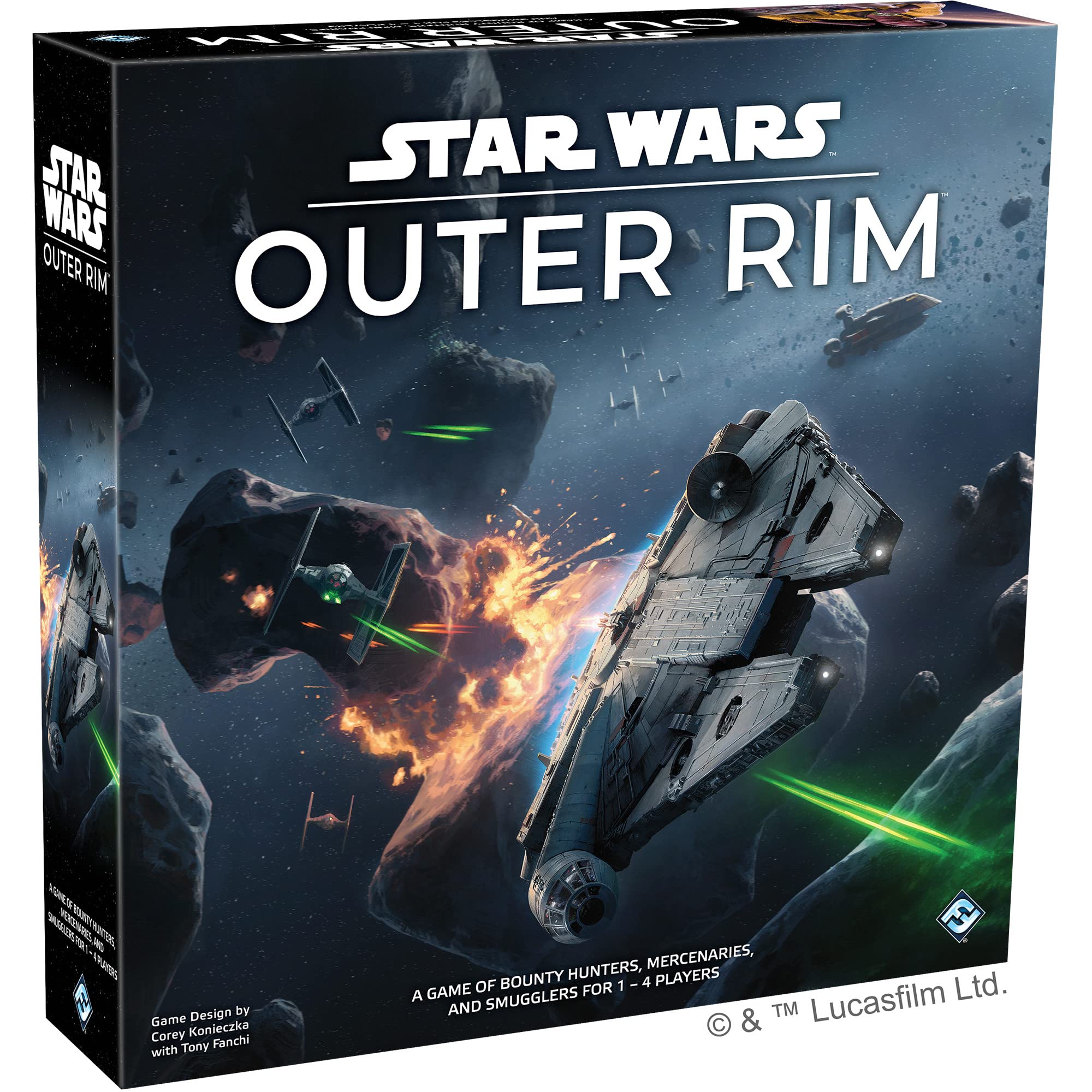 Star Wars Outer Rim Board Game by Fantasy Flight Games FFGSW06 - Adventure Strategy Game for 2-4 Players | Perfect for Game Nights & Star Wars Fans