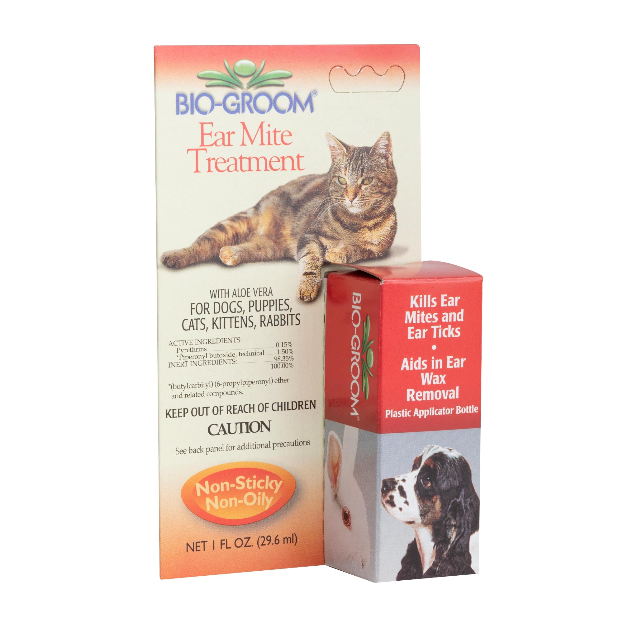 Bio Groom Ear Mite Treatment for Dogs & Cats - Fast Relief for Itchy Ears & Mite Infestations - Perfect for Home Pet Care & Veterinary Use