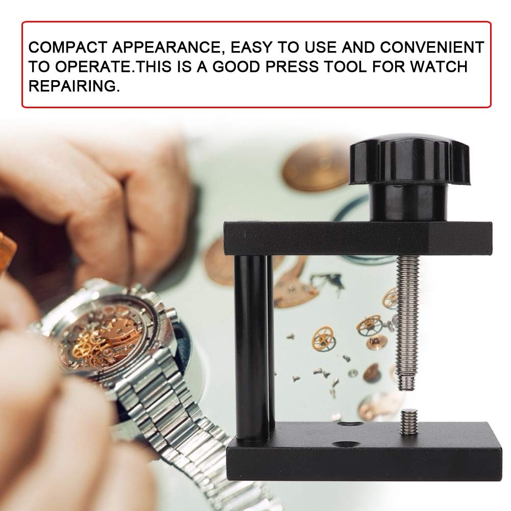 Professional High Accuracy Spiral Watch Back Case Press Tool - Watch Repair Kit for Battery Replacement & Maintenance - Perfect for Watchmakers, Jewelers & DIY Enthusiasts