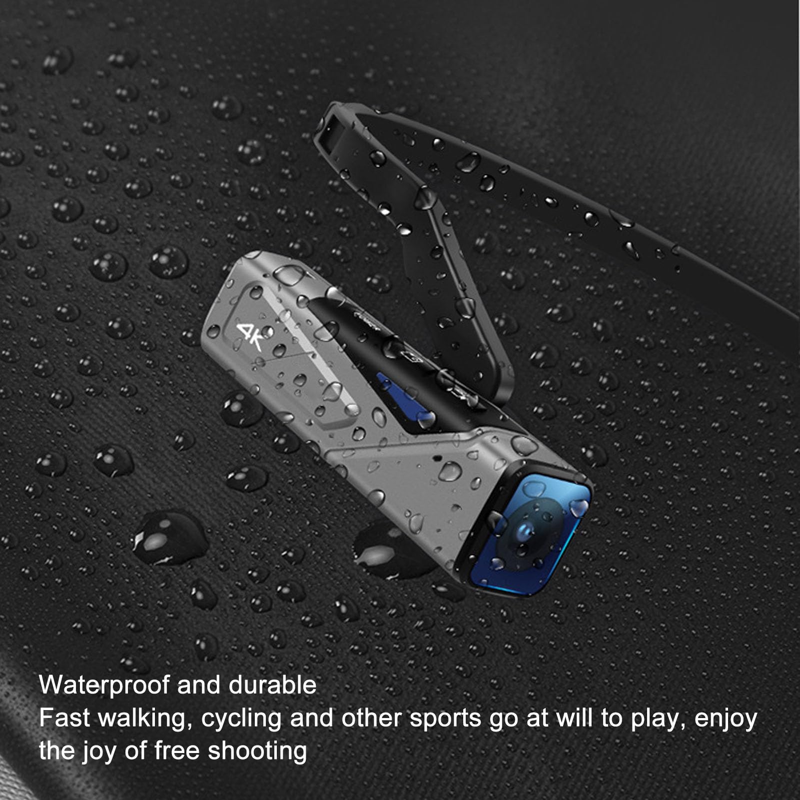 Xiuganpo 4K 60FPS/30FPS Head Mounted Action Camera with WiFi & APP Control - 20MP Autofocus, 2-Axis Stabilization, Long Battery Life - Perfect for Vlogging, Sports, Travel & Outdoor Adventures