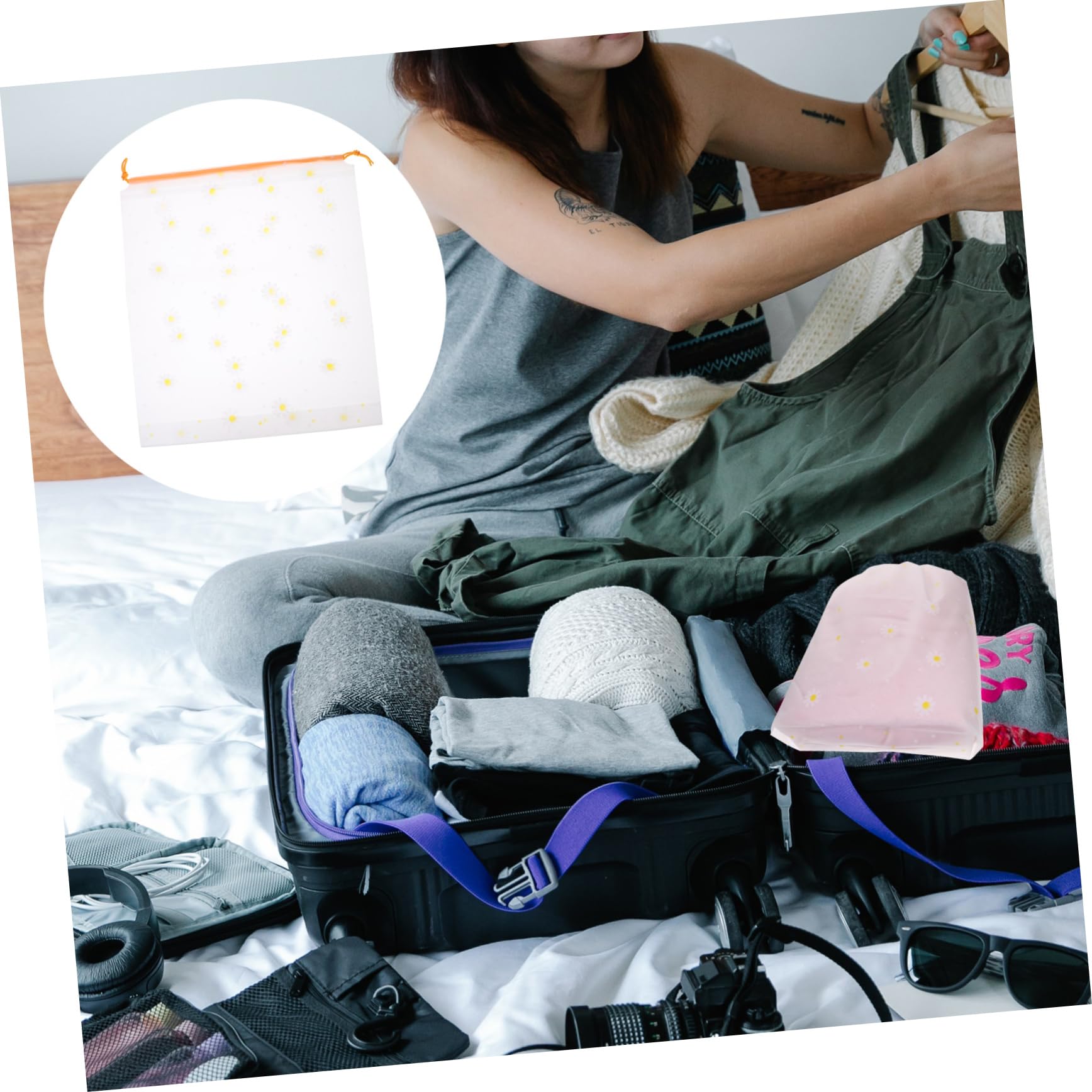 Mipcase Vacuum Storage Bags for Clothes, Quilts & Travel - PVC Compression Organizer Bags for Space Saving & Closet Organization (Perfect for Moving, Seasonal Storage & Packing)