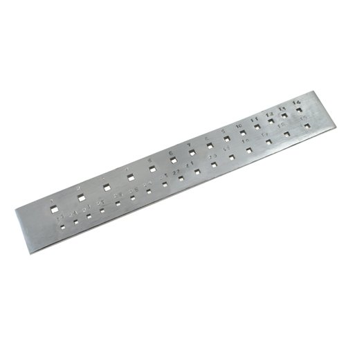SFC Tools Square Draw Plate for Wire and Tubing - 28-631 | Jewelry Making, Metalworking & DIY Craft Projects