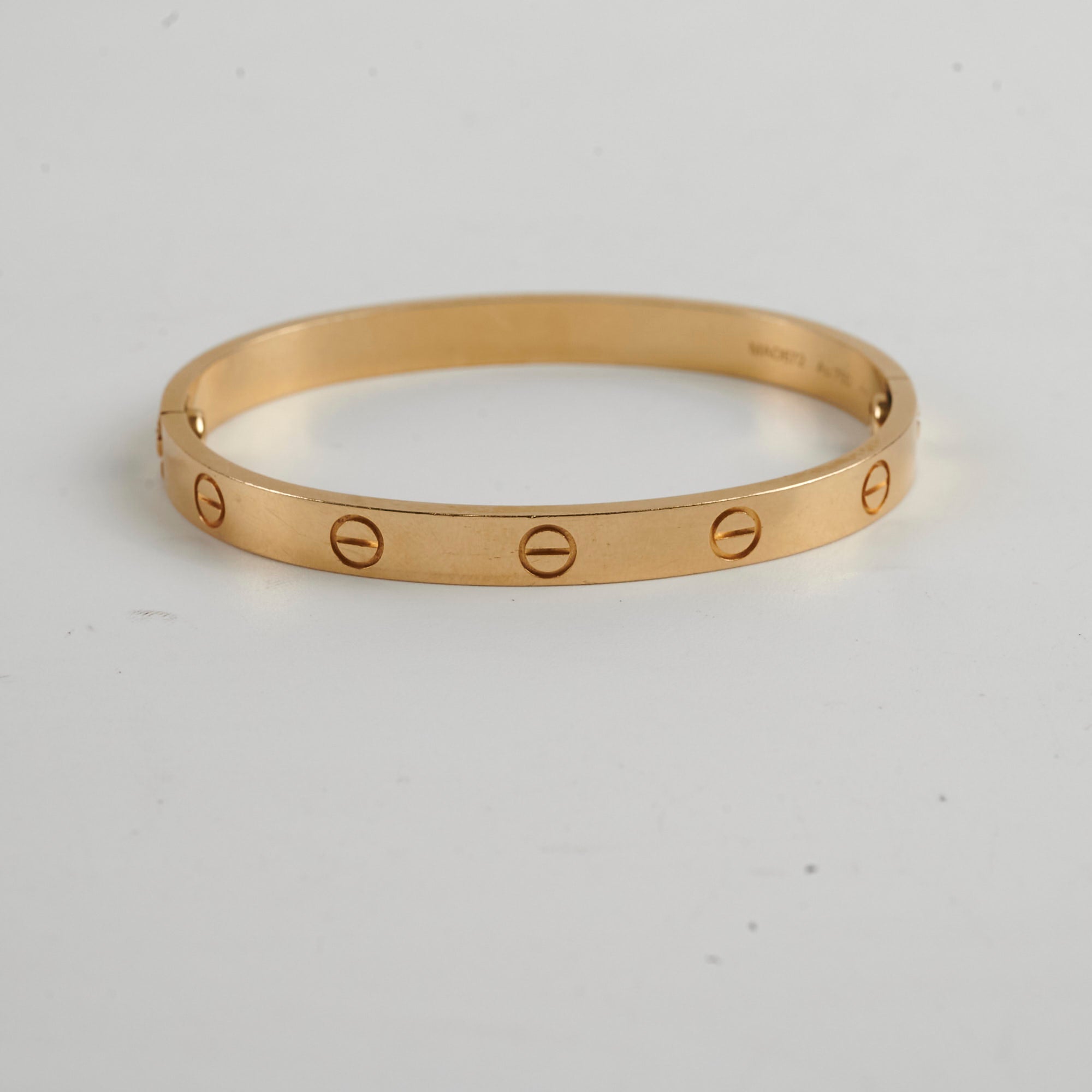 Cartier Love Bracelet 18K Yellow Gold Size 17 - Luxury Jewelry Gift for Women, Anniversary Present, Elegant Stackable Bangle for Special Occasions
