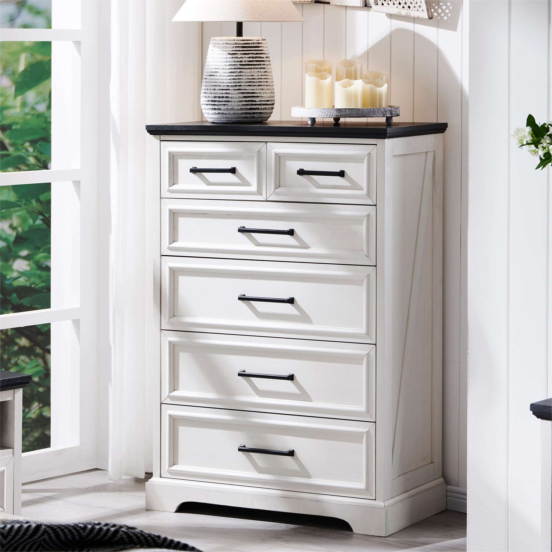 6 Drawer Dresser for Bedroom - 44