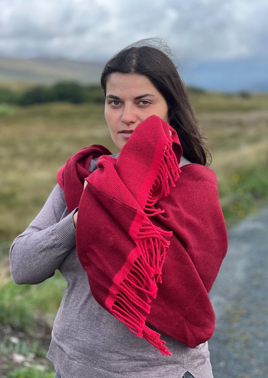 McNutt Reversible Cashmere Wrap & Scarf - Soft Luxury Wrap for Women, Perfect for Travel, Office, and Evening Outfits