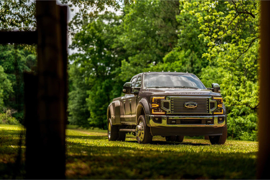 FORD SUPER DUTY (2020-2022) XB LED Headlights with Amber DRL - High Performance LED Headlight Conversion Kit for Off-Road & Night Driving
