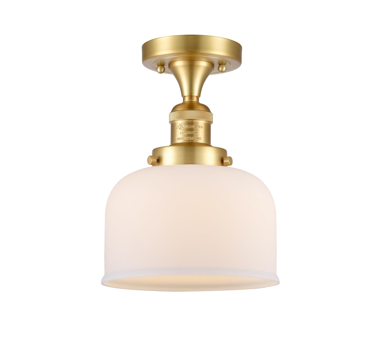517-1CH-SG-G71-LED Bare Bulb 1 Light Cord Set in Satin Gold - Vintage Edison Bulb Pendant Lighting for Cafe, Restaurant, and Home Decor