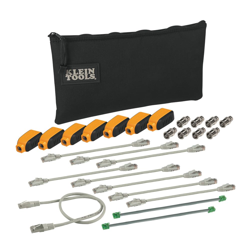 Klein Tools VDV770-834 Network Tester Remote Kit - Test, Map & Identify 8 Locations Simultaneously | Commander Test-n-Map for Network Cable Testing | Ideal for IT Professionals & Network Installations